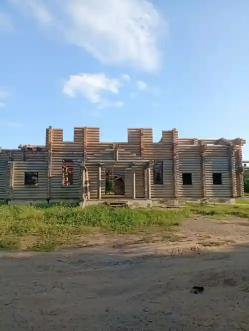 Главный фасад строящегося храма