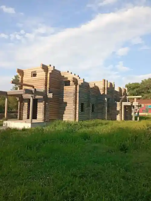 Боковой фасад строящегося храма